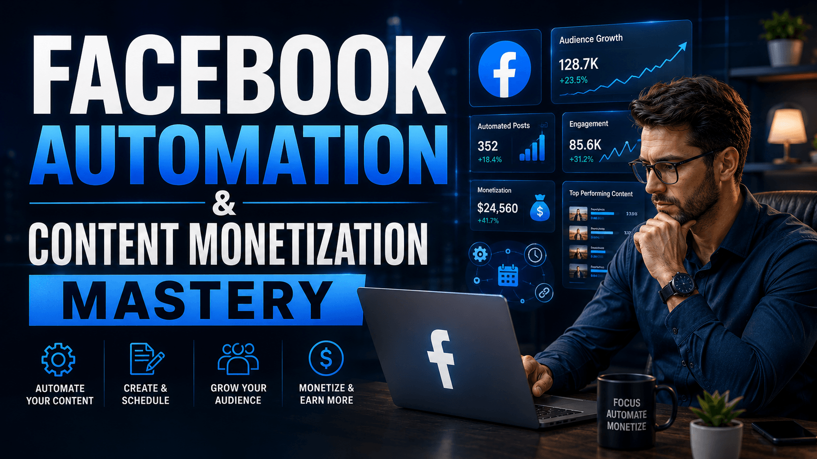 Facebook Automation & Content Monetization Mastery